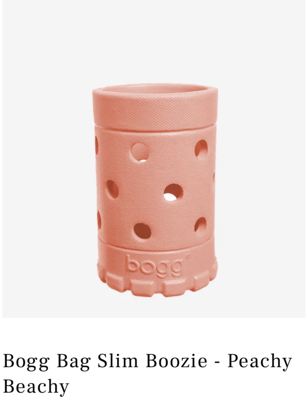 BOGG BAG Slim Boozie in Peach